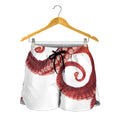 Tentacles Of Octopus Print Women's Shorts