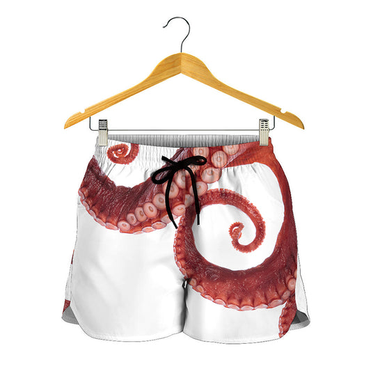 Tentacles Of Octopus Print Women's Shorts