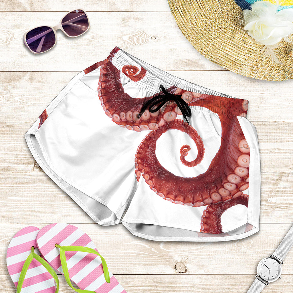 Tentacles Of Octopus Print Women's Shorts