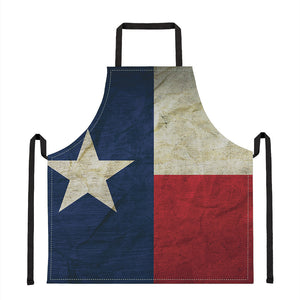 Texas Flag Print Apron