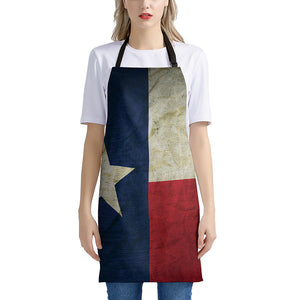 Texas Flag Print Apron