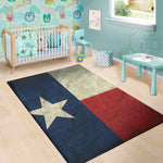 Texas Flag Print Area Rug