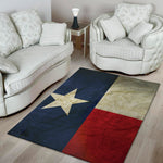 Texas Flag Print Area Rug