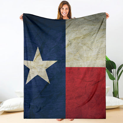 Texas Flag Print Blanket