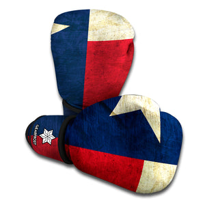 Texas Flag Print Boxing Gloves