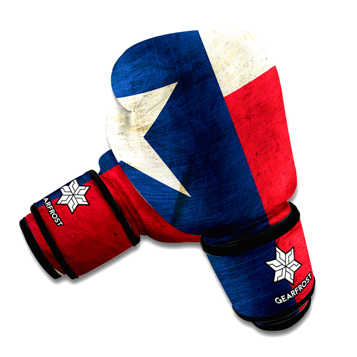 Texas Flag Print Boxing Gloves