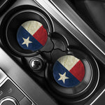 Texas Flag Print Car Coasters