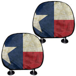 Texas Flag Print Car Headrest Covers
