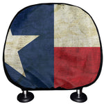 Texas Flag Print Car Headrest Covers