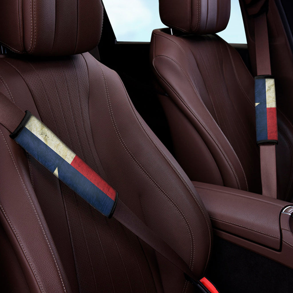 Texas Flag Print Car Seat Belt Covers