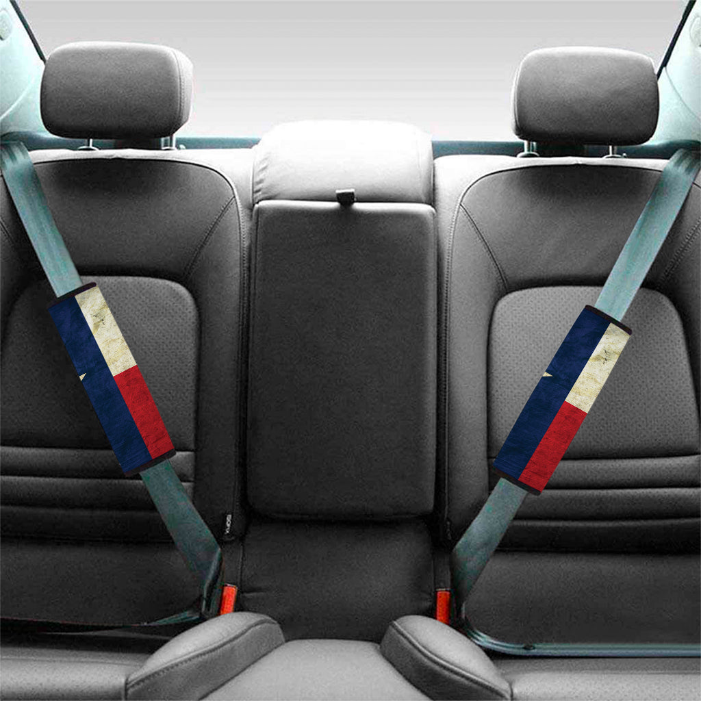 Texas Flag Print Car Seat Belt Covers