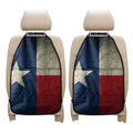 Texas Flag Print Car Seat Organizers