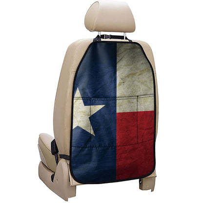 Texas Flag Print Car Seat Organizers