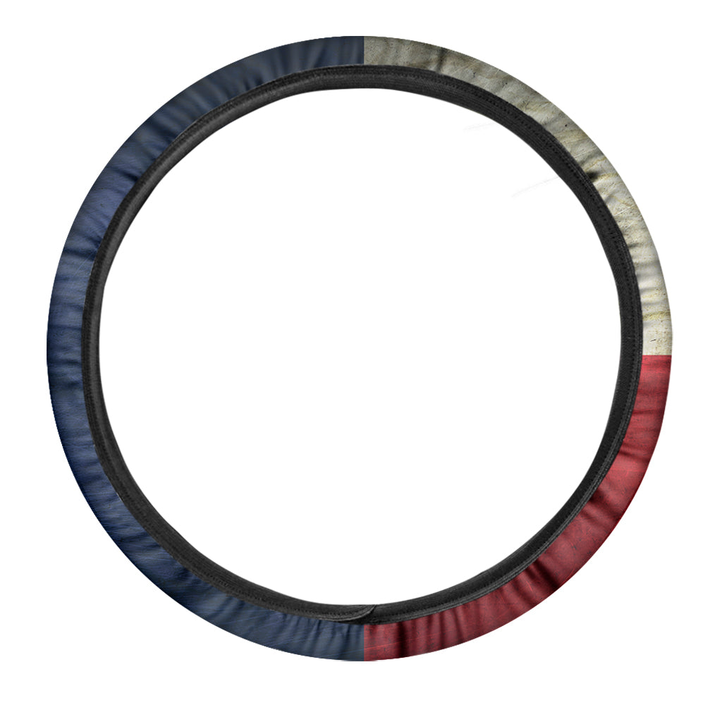 Texas Flag Print Car Steering Wheel Cover