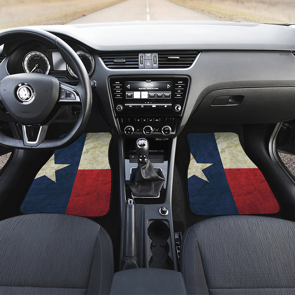 Texas Flag Print Front and Back Car Floor Mats