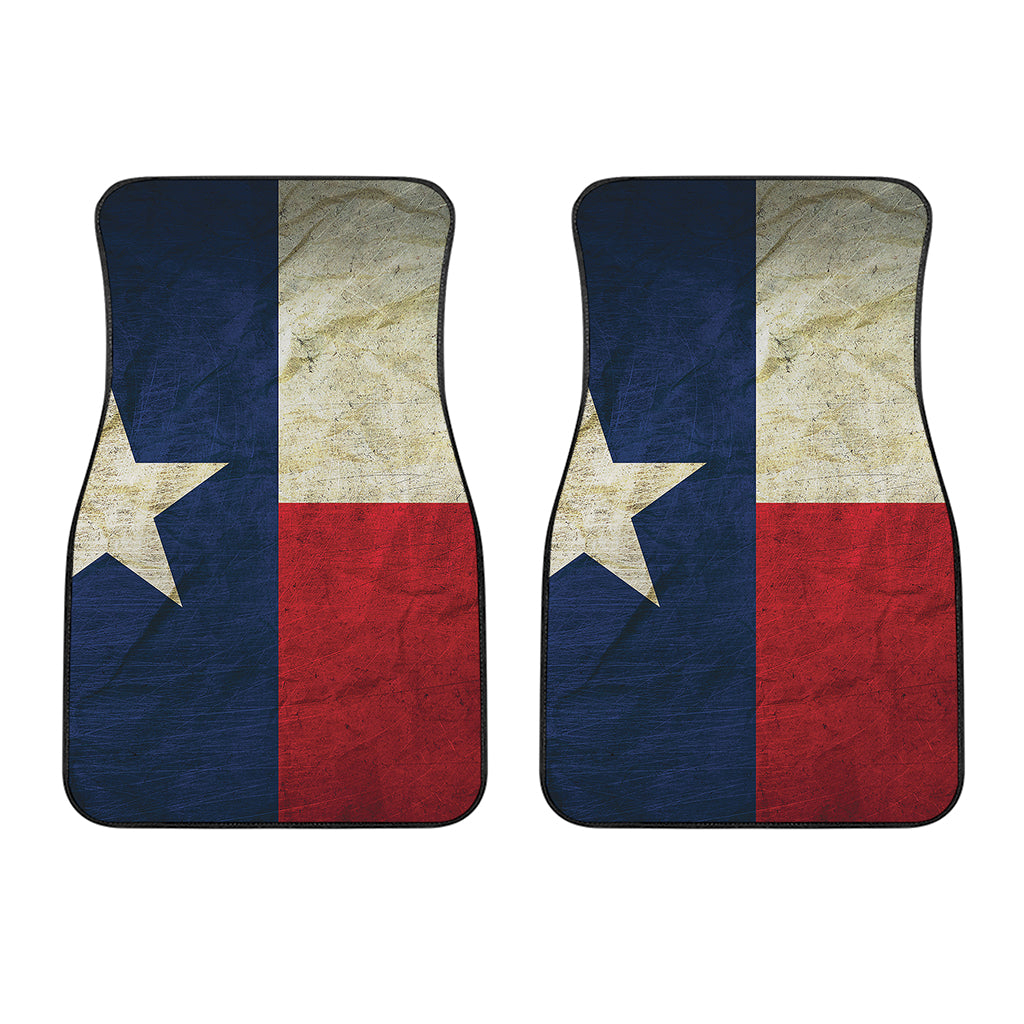 Texas Flag Print Front Car Floor Mats