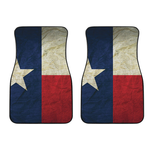 Texas Flag Print Front Car Floor Mats