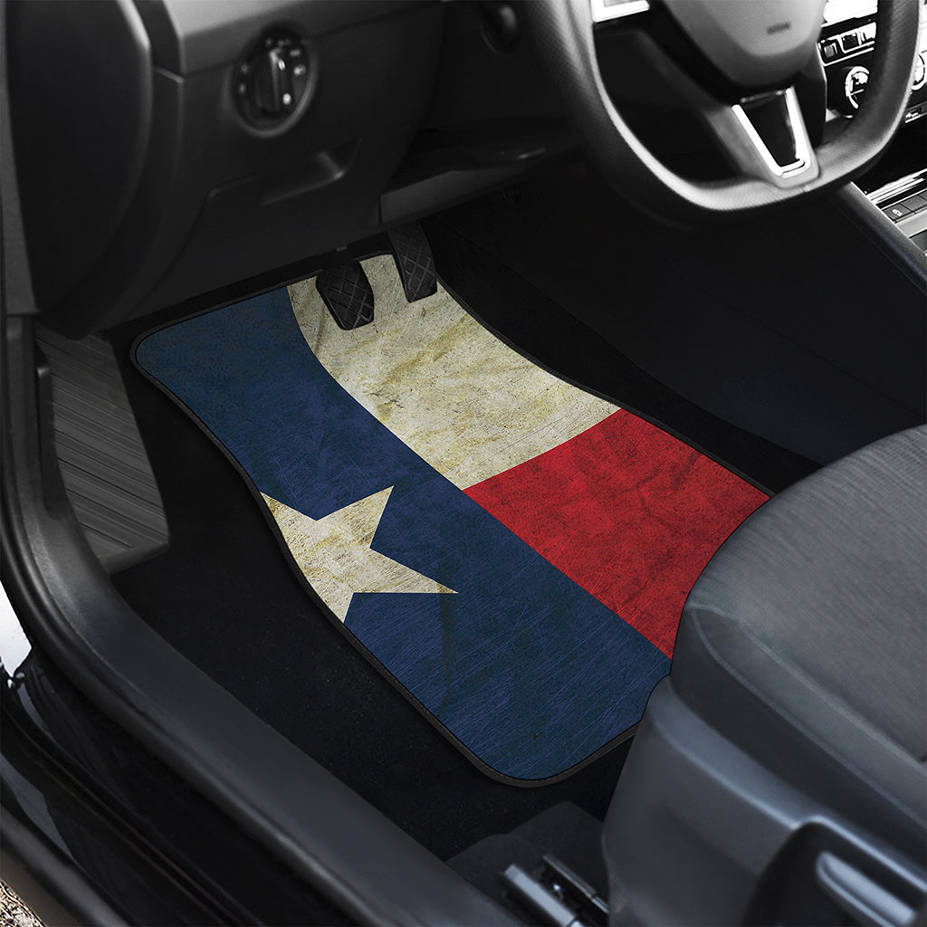 Texas Flag Print Front Car Floor Mats
