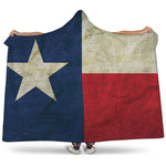 Texas Flag Print Hooded Blanket