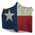 Texas Flag Print Hooded Blanket