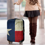 Texas Flag Print Luggage Cover