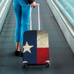 Texas Flag Print Luggage Cover