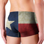 Texas Flag Print Men's Boxer Briefs