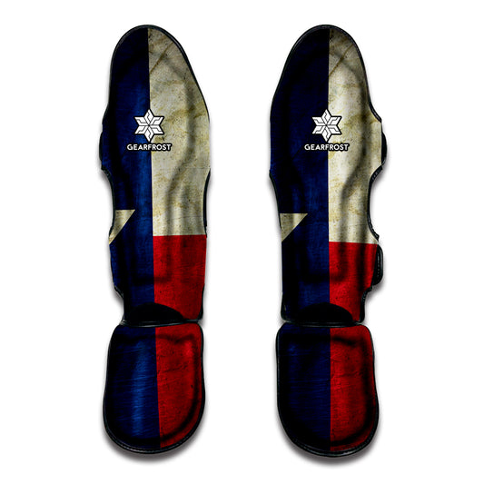 Texas Flag Print Muay Thai Shin Guard