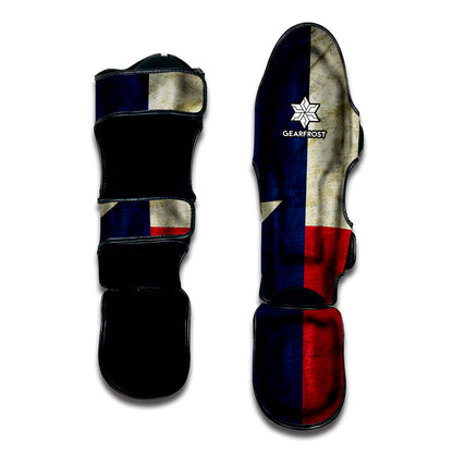 Texas Flag Print Muay Thai Shin Guard