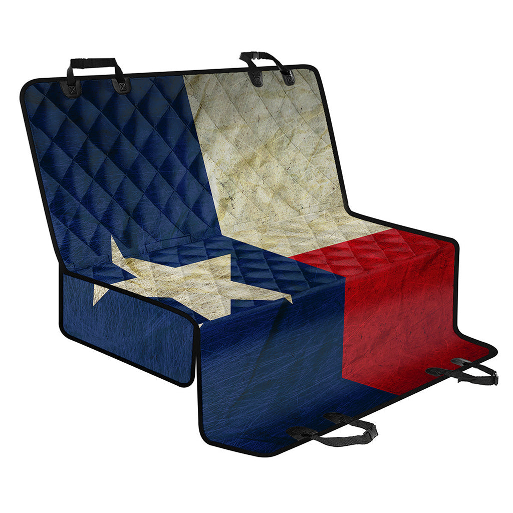 Texas Flag Print Pet Car Back Seat Cover