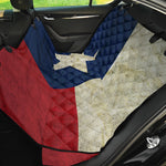 Texas Flag Print Pet Car Back Seat Cover