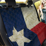 Texas Flag Print Pet Car Back Seat Cover
