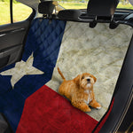 Texas Flag Print Pet Car Back Seat Cover