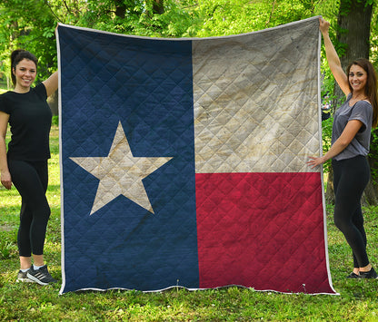 Texas Flag Print Quilt