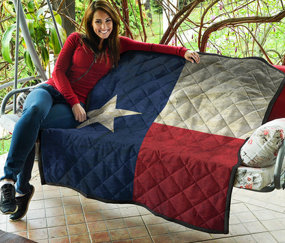 Texas Flag Print Quilt