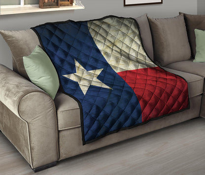 Texas Flag Print Quilt