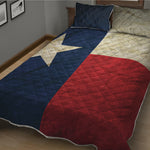 Texas Flag Print Quilt Bed Set