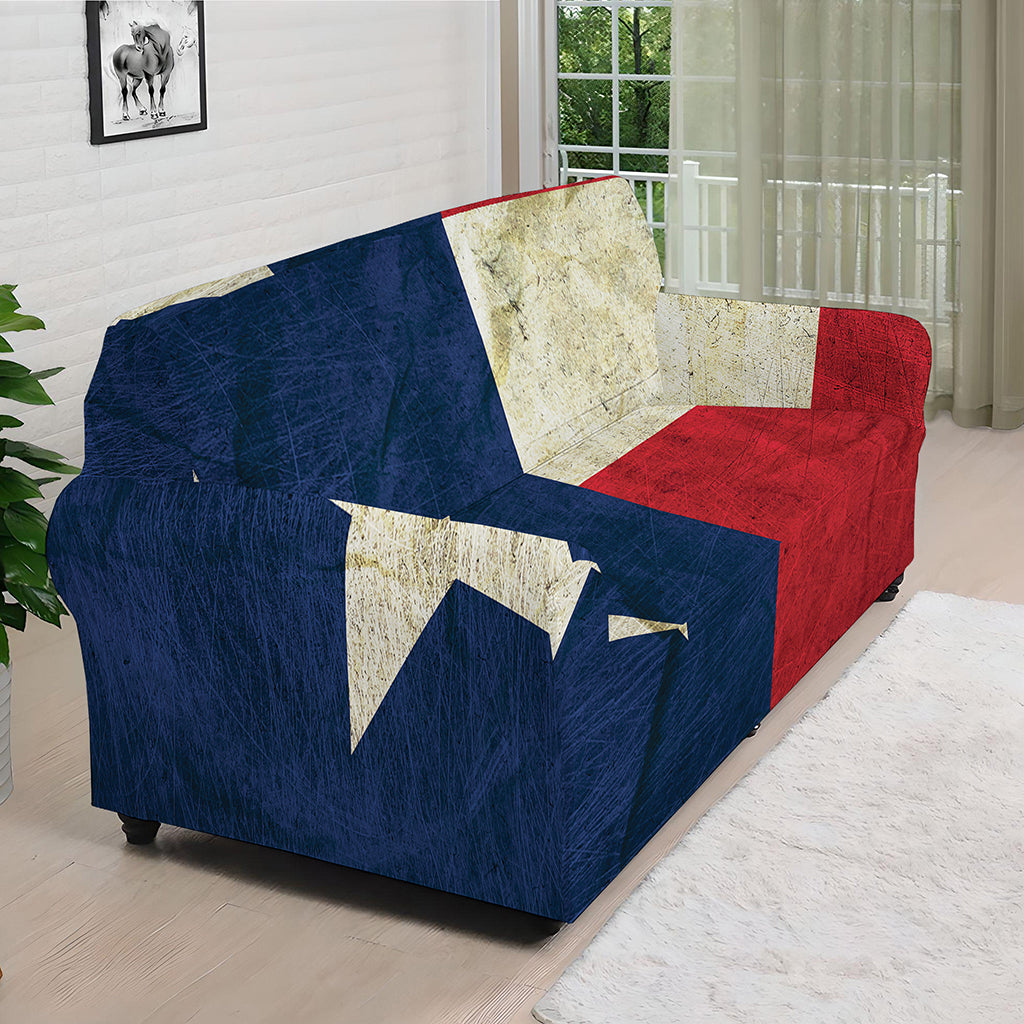 Texas Flag Print Sofa Cover