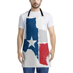 Texas State Flag Print Apron