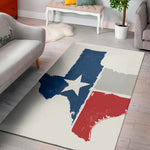Texas State Flag Print Area Rug