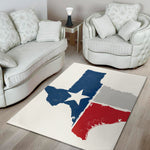 Texas State Flag Print Area Rug