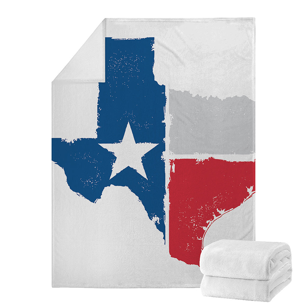 Texas State Flag Print Blanket