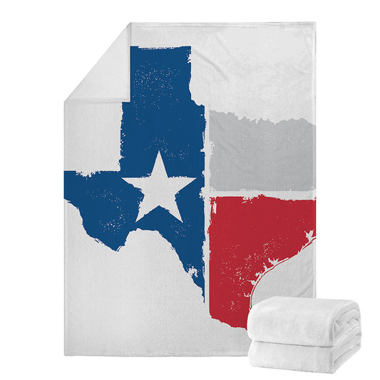 Texas State Flag Print Blanket