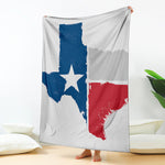 Texas State Flag Print Blanket