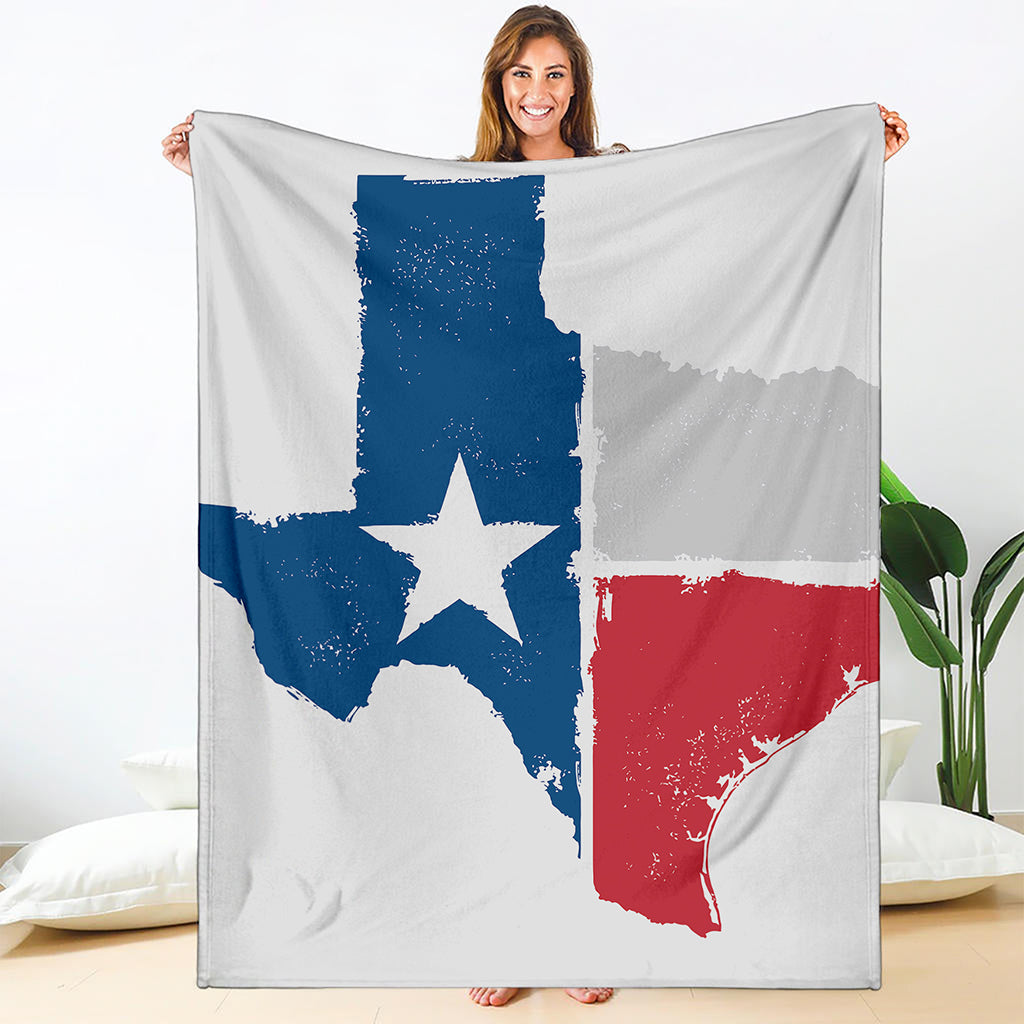 Texas State Flag Print Blanket