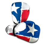 Texas State Flag Print Boxing Gloves