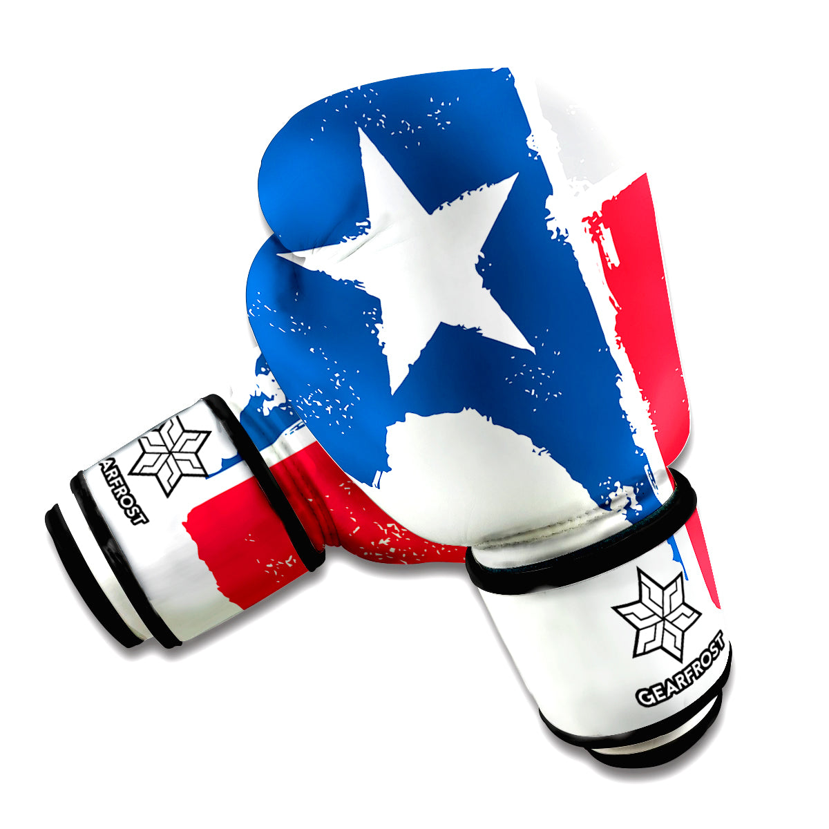Texas State Flag Print Boxing Gloves