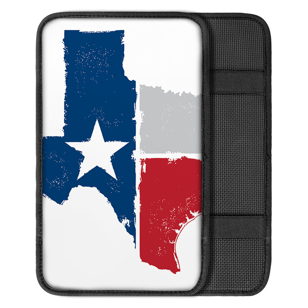 Texas State Flag Print Car Center Console Cover