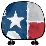 Texas State Flag Print Car Headrest Covers