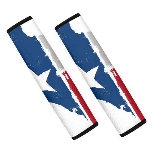 Texas State Flag Print Car Seat Belt Covers